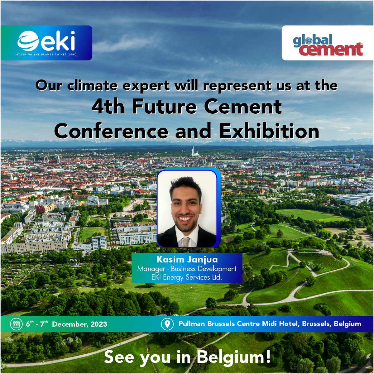 We are excited to see you at the 4th Future Cement Conference and Exhibition to be held in Brussels, Belgium, where we will discuss the roadmap to zero-carbon cement industry.

#GreenBuildingMaterials #ClimateAction
#CementIndustry #EKI #EKIEnergy #EKIEnergyServices #Enking