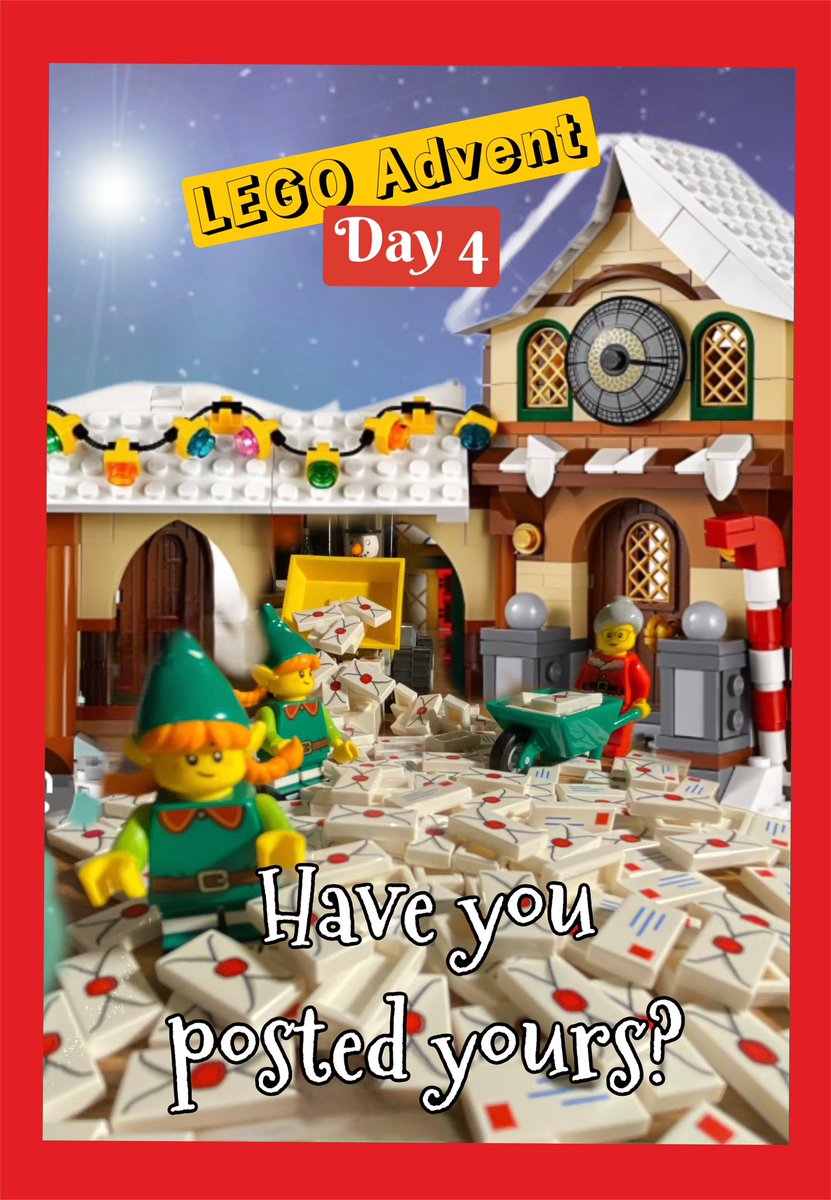 spot681's tweet photo. LEGO advent day 4 #lego #christmas #christmascountdown #northpole #elf #letters #fatherchristmas #pgotography #photo #photooftheday #toyphotographer #legofamily #afollife #legocollectors #advent #postman #spotthebrick https://t.co/iiMIGJxG0y