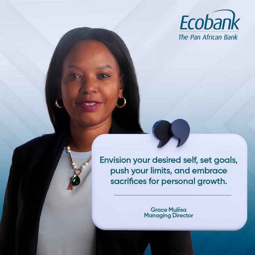 Our Monday motivation comes from our Managing Director, <a href="/BoMuliisa/">Grace B. Muliisa</a>. Set goals and push your limits. 

#MondayMotivation
#MondayMood #GoForMore