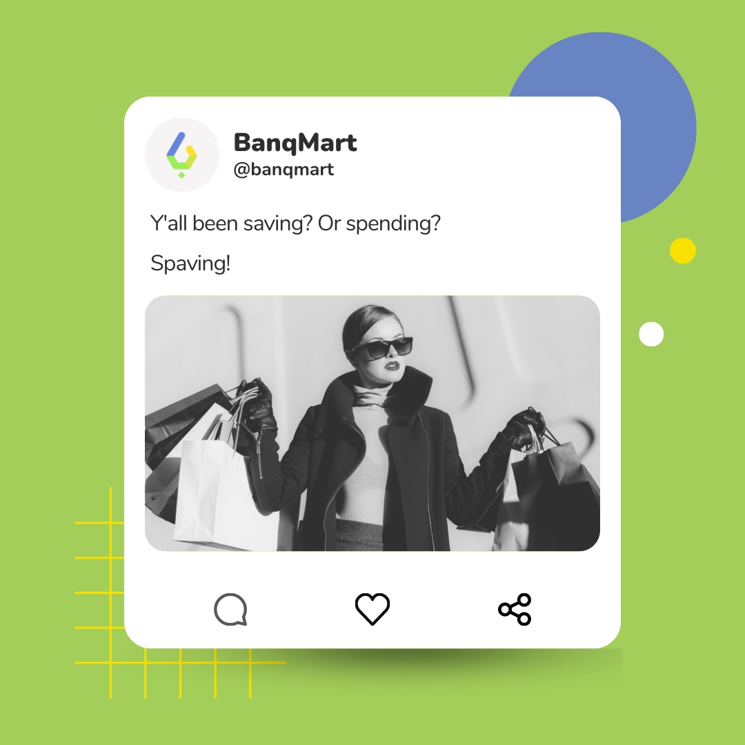 BanqMart's tweet image. Spaving is quite accurate!🤣

#banqmart #banking #spaving #saveandspend #moneyhabits #financialbalance #savingsgoals #spendingwisely #savvyspending #savespendrepeat