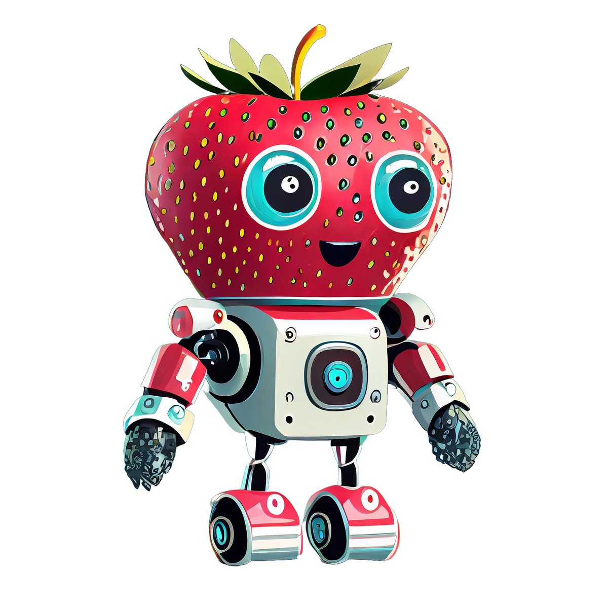 Streaming_Sci's tweet photo. We're experimenting with AI #scicomm tools. Check out our self-created Dr. Strawborg in the first image &amp; @Adobe Firefly AI created Dr. Strawborgs in the next images. We're just getting started in our AI research! #UF @UFAEC @UFCALS @UF_IFAS https://t.co/t2NAdZwLS4