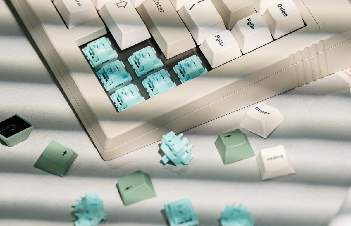 EpomakerK's tweet photo. KTT Macaron Switch Set, add the sweetness to your keyboard🥯
・
🌈https://t.co/dz5bgtowzr
・
(๑＞3＜) 💖
#epomaker #epomakerkeyboard #leobog #hi75 #keyboarddesign #mechkeyboards #gamingkeyboards https://t.co/gfIZ95RL2b