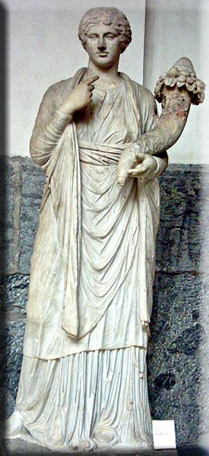 Richard69104302's tweet photo. December 3rd, a festival for Bona Dea and the day for her rites for women. Bona Dea is the goddess of chastity and fecundity and of the earth and fertility. #BonaDea #Roman #mythology #art #December #cornucopia https://t.co/rnZRVOwwMT