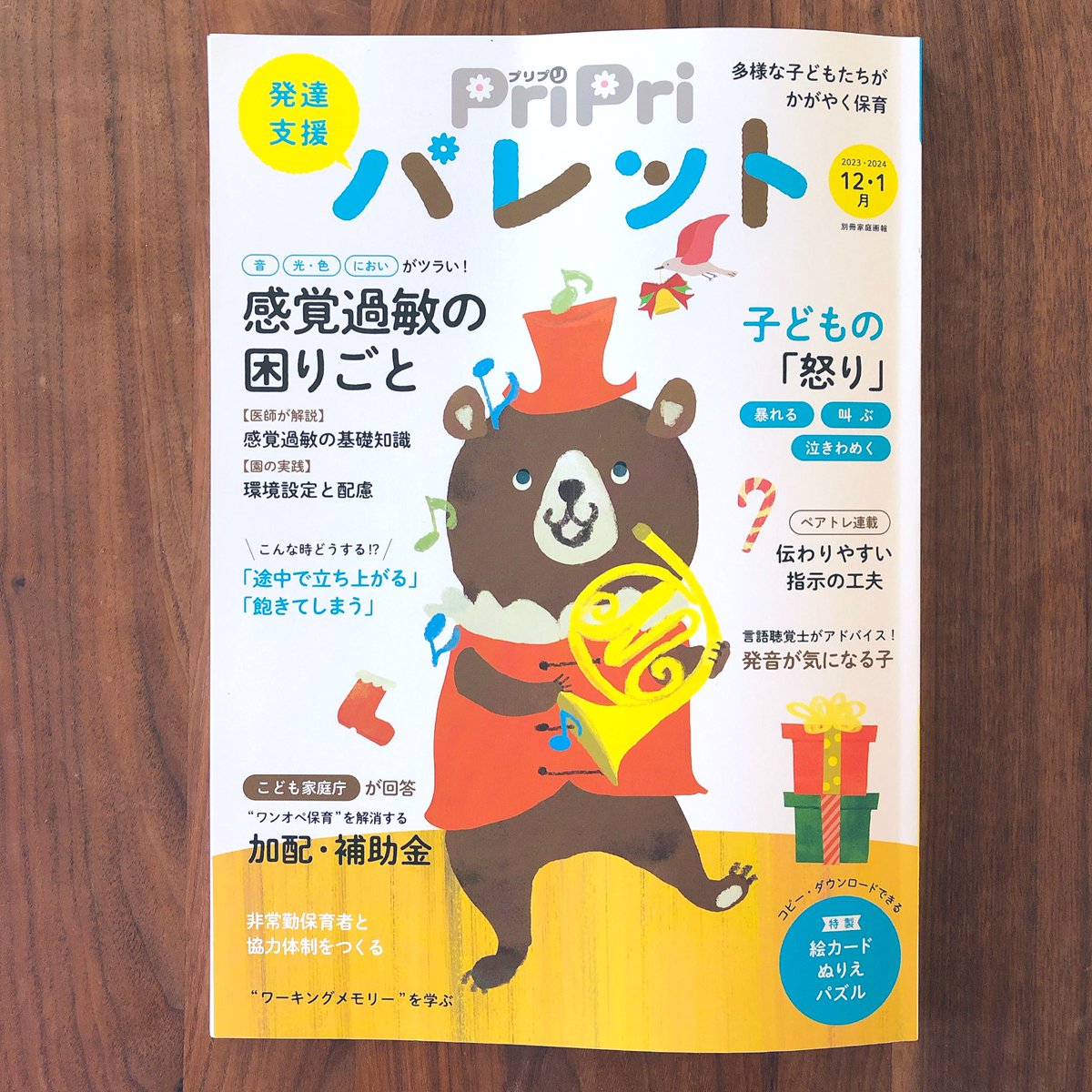 / 🌸お仕事🌸 \ PriPri発達支援パレット 12・1月号の『イライラするのは悪いこと?』のコーナーのイラストをもりもり担当してます😉✨