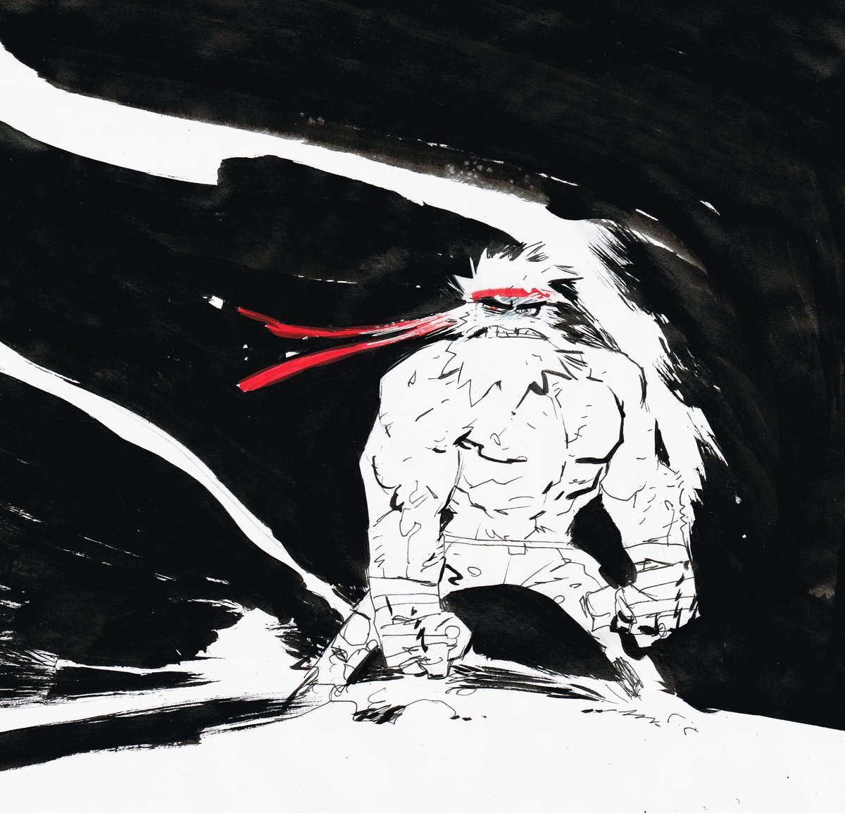リュウ(ストリートファイター) 「Even Older.#ScottPilgrimTakesOff 」|Matías Bergaraのイラスト