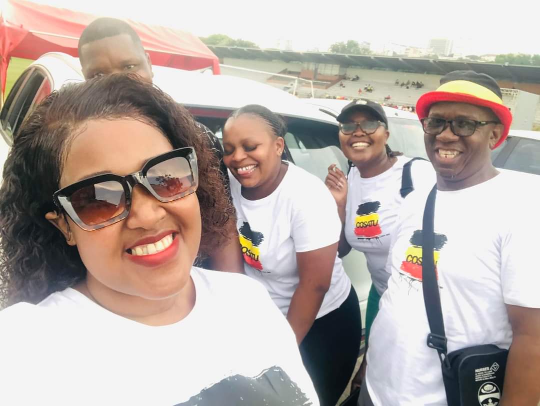 _cosatu's tweet photo. #COSATU celebrated its #38Anniversary at the Curries Fountain stadium in Durban #HappyBirthdayCOSATU @eNCA https://t.co/7Ii9xmamMe