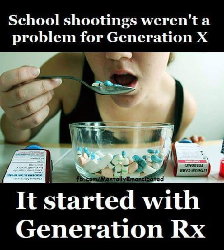 <a href="/nicksortor/">Nick Sortor</a> We have been giving mind altering drugs to children for 30 years now. We are seeing the after effects of Big Pharma's experiment. 

Exhibit "A"