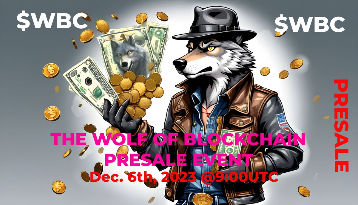 TheWolfofBC's tweet photo. PRESALE PRESALE PRESALE PRESALE PRESALE

"THEY WANT TO FLY FIRST CLASS, THE WOLF OF BLOCKCHAIN WANTS TO OWN THE PLANE!"

THE WOLF OF BLOCKCHAIN "YOU THINK BIG.  YOU GET BIG."

#PRESALE
#TOTHEMOON
#DREAMBIG

https://t.co/d3QB1L6nJH https://t.co/269IM7VO6l