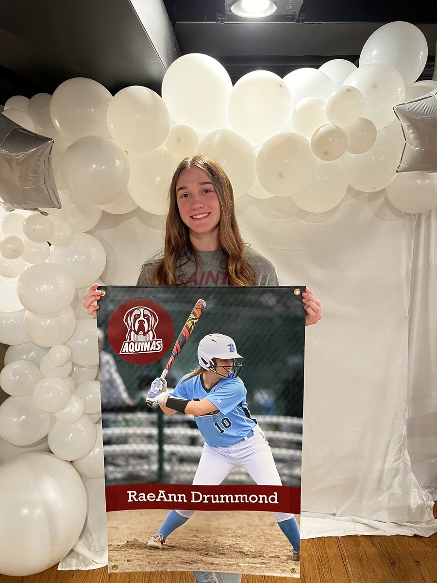 Huge congratulations to our 7th official signee as <a href="/Raeann_2006/">RaeAnn</a> signed with <a href="/AQSoftball/">Aquinas Softball</a> today! Rae found the school she loved and jumped on it! Can’t wait to see you dominate the next level kid! You’ll do great things!!