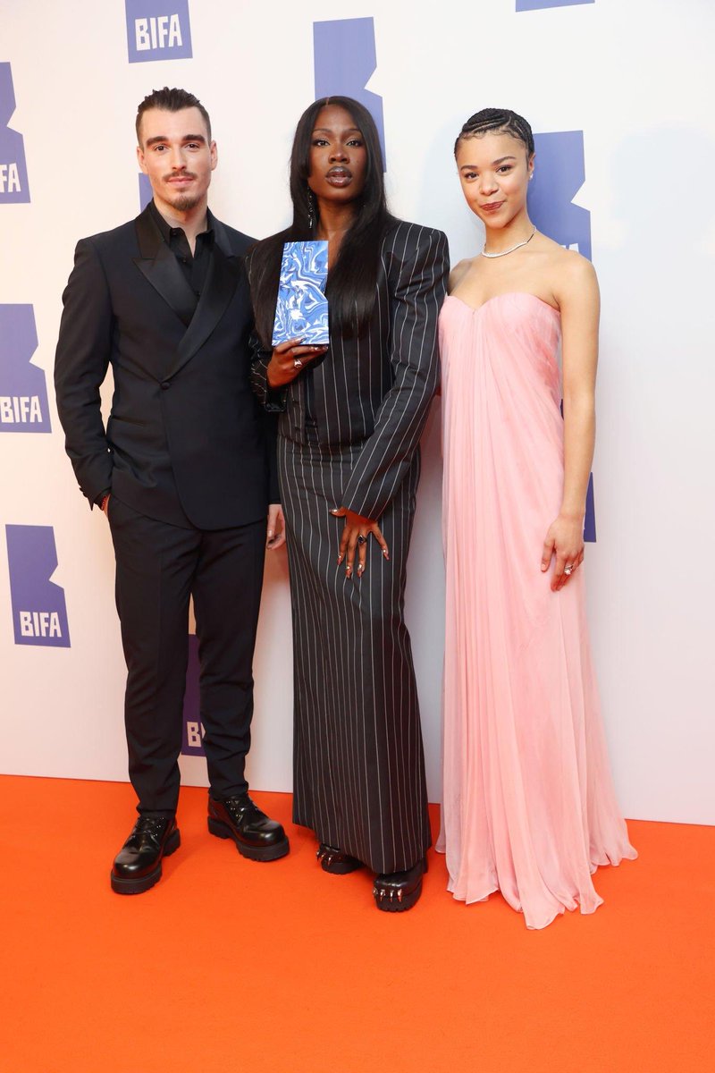 ଘ 231203 ଓ | © Lia Toby
— ❝#indiaamarteifio and #coreymylchreest with Vivian Oparah at BIFA!❞