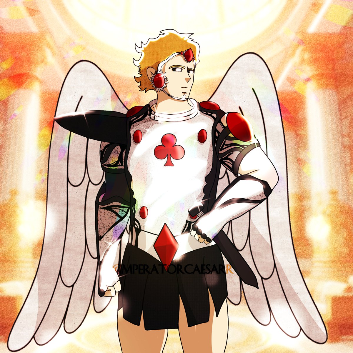 leioscaesar's tweet photo. masomenos los brillitos, esta muy sujeto a cambios pero me gusta esta primera version.
King of Clubs Alexander
#art #oc #originalcharacter #knight #angel #angelknight #knight #draw #drawing #saintseiya #kurumadastyle #manga #comic https://t.co/6HaiOOZvjB