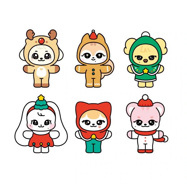 IVE MINIVE ミニヴ クリスマス ぬいぐるみ NAORI レイ トレカ