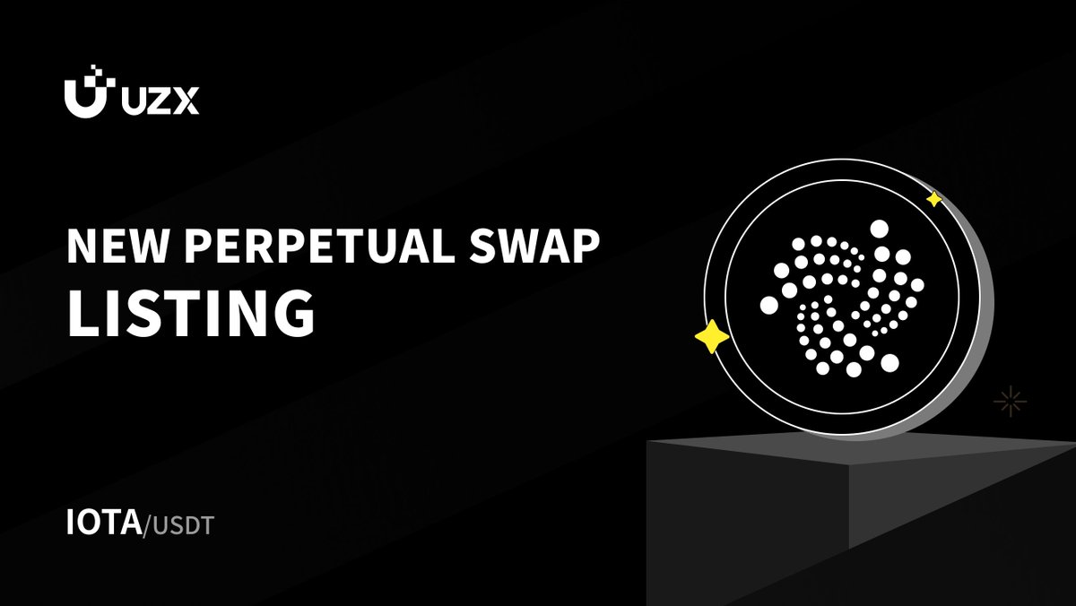 UZX_Official's tweet photo. 🚨 #NewListing #IOTA/USDT perpetual swap trading up to 100x will be LIVE on #UZX at 10:00 AM (UTC) on December 4. 🚨

👉 Trade now: https://t.co/x3kUAUCptt

@iota, a distributed ledger with one big difference.

Details: https://t.co/Dz497clTyQ https://t.co/RF10aKCjjP
