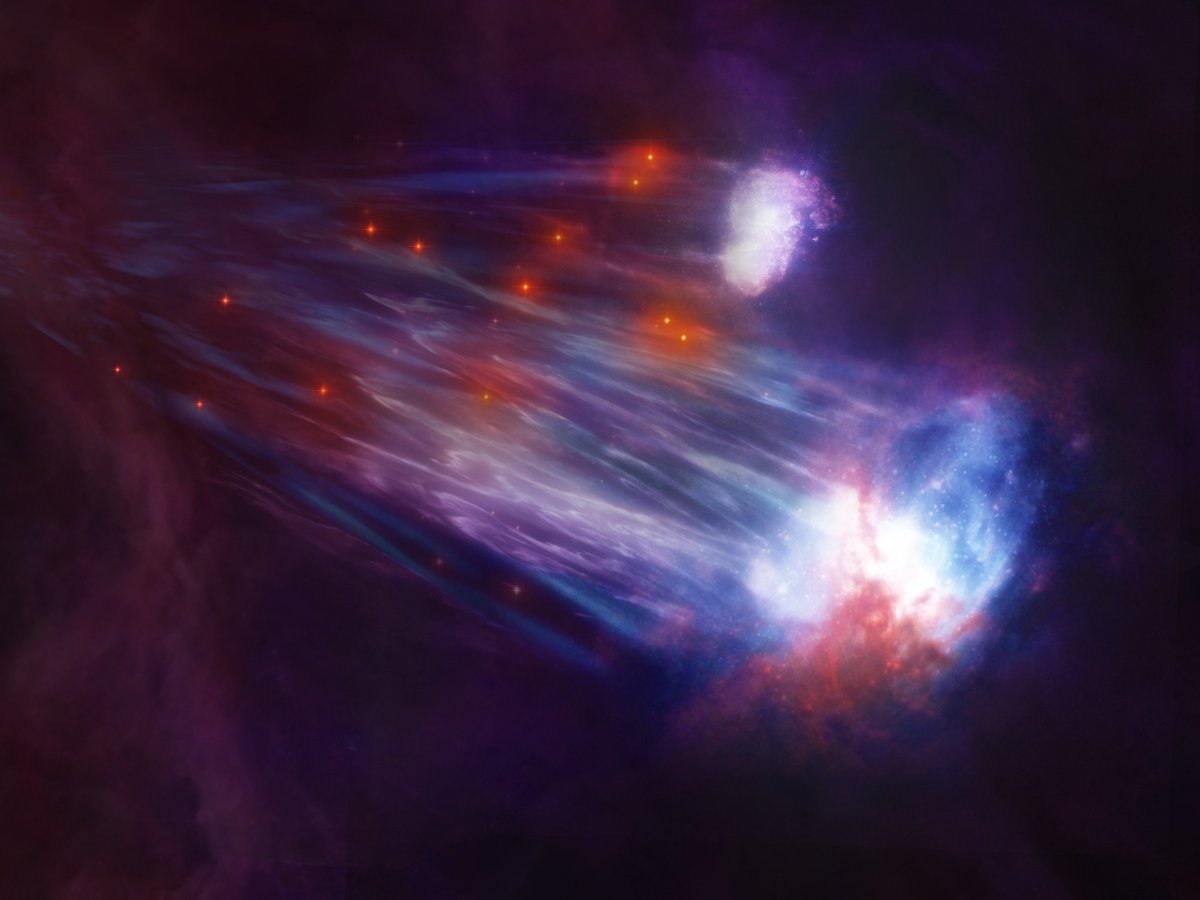 Grateful to <a href="/CenterForAstro/">Center for Astrophysics | Harvard & Smithsonian</a> for featuring our recent discovery of the Magellanic Stellar Stream, along with this beautiful artwork by Melissa Weiss
cfa.harvard.edu/news/distant-s…