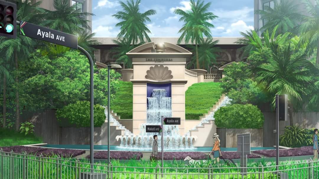 jeralduy's tweet photo. LOOK: The Peninsula Manila hotel and Makati CBD appear in Detective Conan Movie 26: Black Iron Submarine 🇵🇭

The anti-hero character Vermouth makes her stay in the Philippines, as one of her stops, to help Ai Haibara from her captors. https://t.co/XxRDAlxGKp