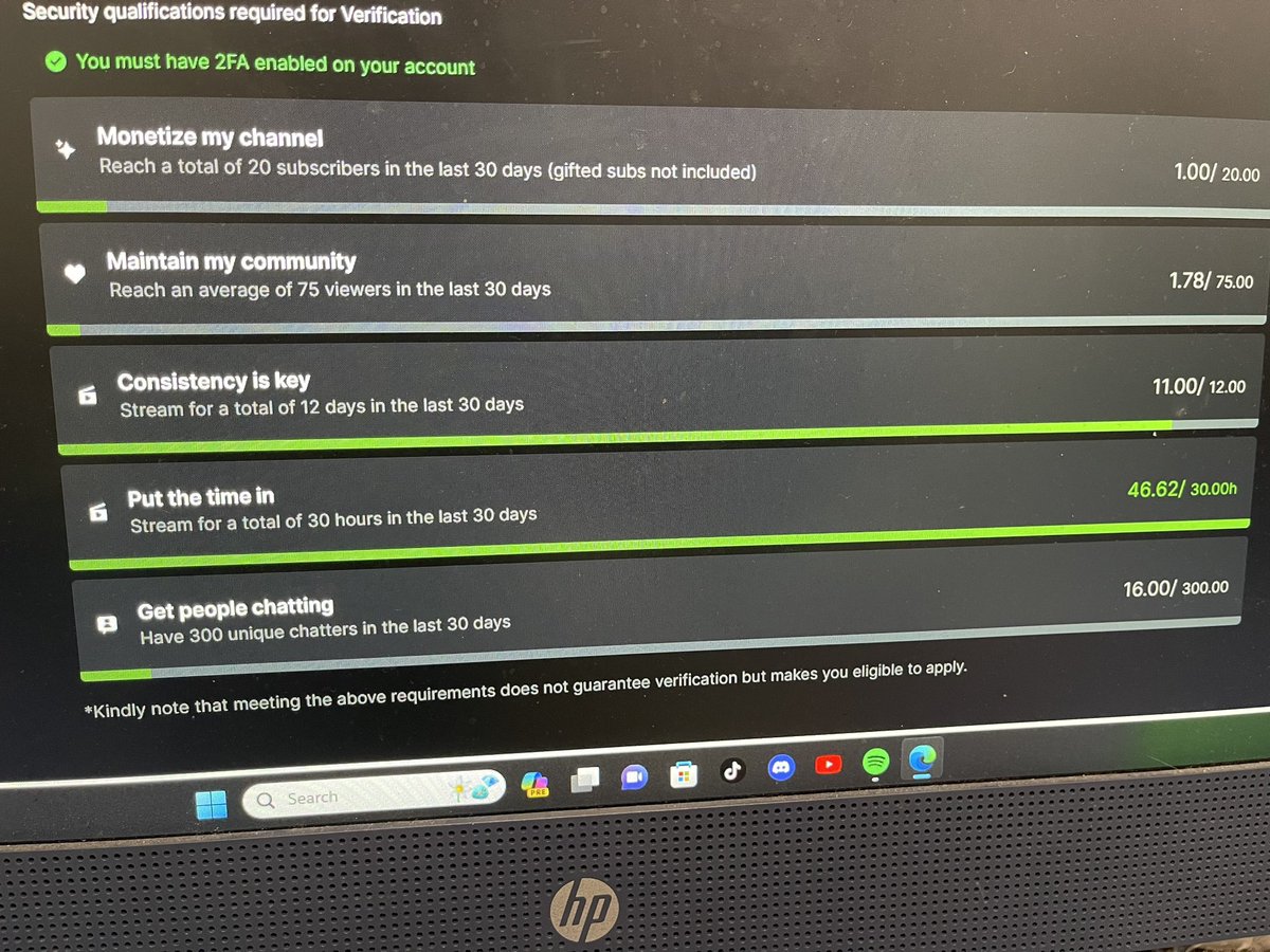 TVReptarPickles's tweet image. I’m getting so close to that green check ✅ let’s go. Come check me out sometime on #kick kick.com/reptar_pickles 

#SupportSmallerStreamers 
#kickcommunity 
#KickStreamer 
#KickStreaming