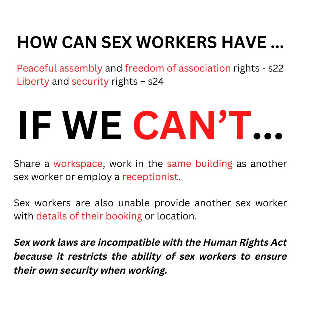 Independent s*x w*rkers are forced to work in secret and are prevented from taking steps to ensure their own safety.