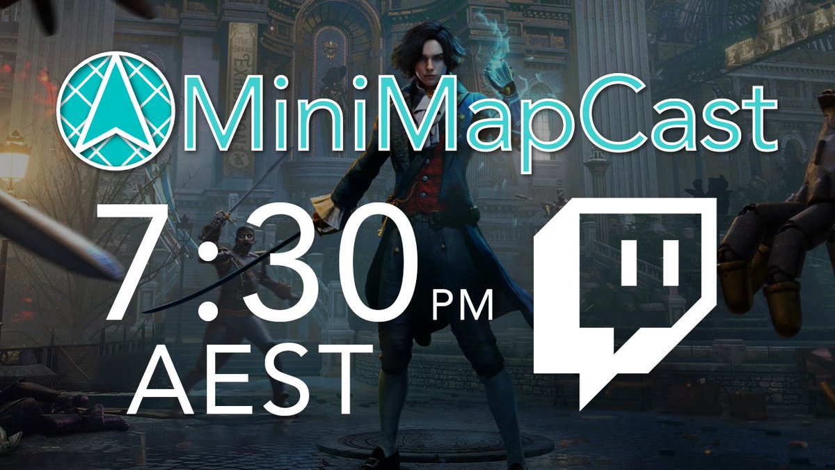 MiniMapAu's tweet photo. Join us tonight for the MiniMapCast! Jeremy's refusing to say what he's been playing this week ahead of time, so come and find out with us at the same time!

7:30PM, AEDT, https://t.co/EA8WEeHxx1 https://t.co/hs6Et1N4dl