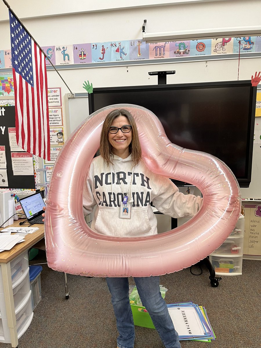 FWES “Biggest Heart” this week was presented to Jenna Ward- she loves her students like they were her own and shows it by challenging them to grow every day! 💕 #fweslearningbyheart