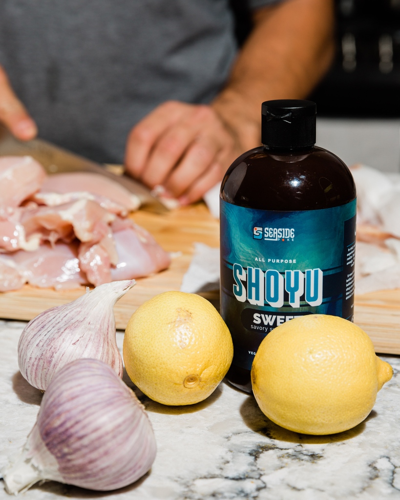 Sunday meal prep has never been so eeeeaaasyyy 🥱⁠
⁠
Pop over to seasidesauces.com to have our sauces delivered right to your doorstep. ⁠
⁠
-⁠
⁠
#seasidesauces #shoyu #lostinthesauce #supportlocal #smallbatch #glutenfree #saucy #flavorlife #pokebowl #sushibowl