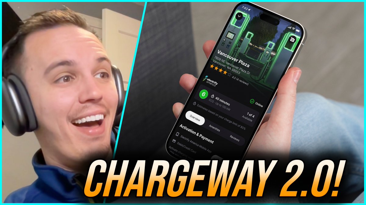 LivingElectric_'s tweet photo. Our favorite charging app @Chargeway just got a refresh with version 2.0! We sat down with CEO &amp; Founder @mrekset  to hear all about it! New episode out now! https://t.co/KdR1w3ubAa https://t.co/sIyxMJfVly