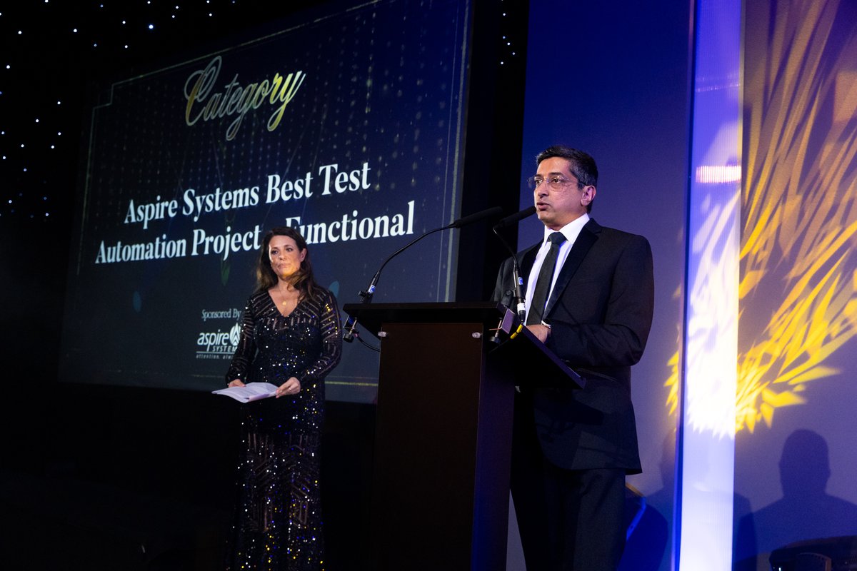 testing_aspire's tweet image. European Software Testing Awards 2023 was a fun and eventful night with an abundance of new opportunities and knowledge. It was a pleasure to be one of the key sponsors for the event in the ‘Best Test Automation Project-Functional’ category. Get a glimpse through the pictures.