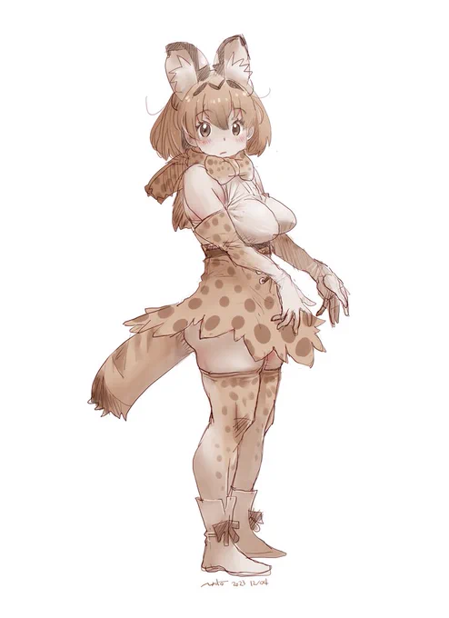 サーバルちゃん描けた
