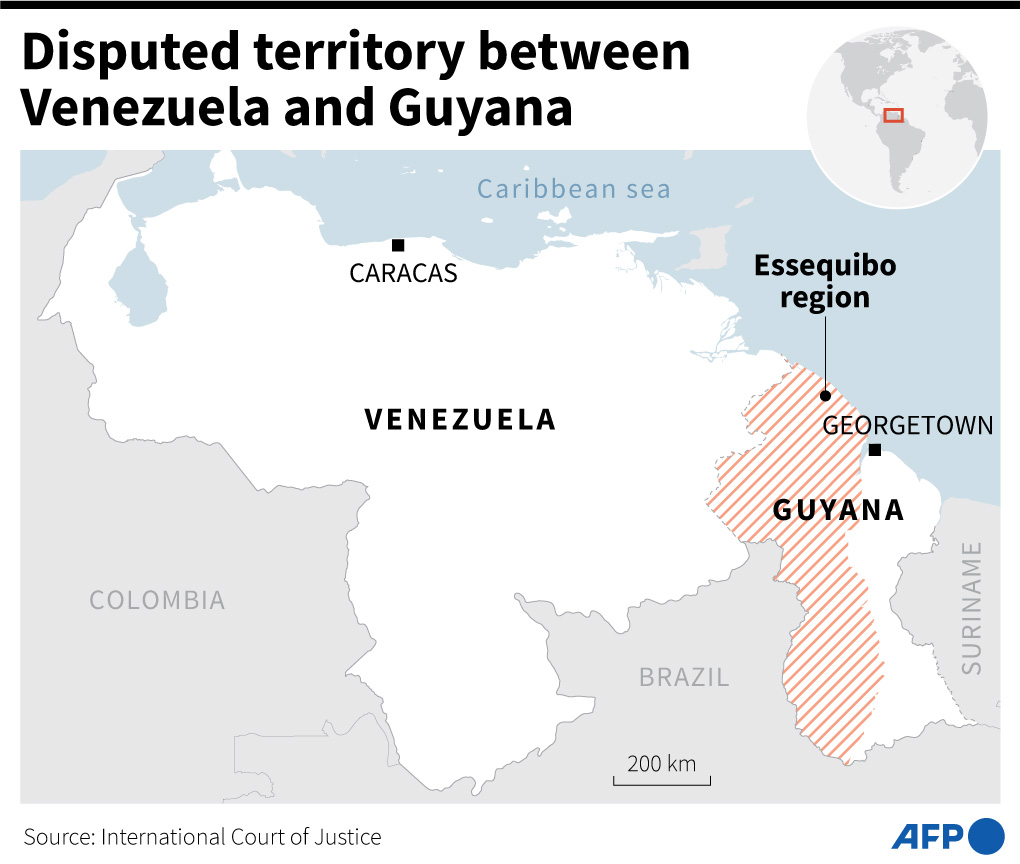 #UPDATE 95% of Venezuelan voters on Sunday approved of the country's territorial claim on a huge chunk of neighboring Guyana, according to an initial count from a non-binding national referendum. It is 'an evident and overwhelming victory for the 'Yes' in this consultative