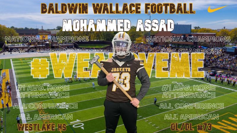 After a great visit and conversation with coach <a href="/CoachHilvert/">Jim Hilvert</a> I am blessed to receive another offer to continue my academic and athletic career  @BWYJFootball <a href="/EthanNichol10/">Ethan Nichol</a> <a href="/rlyle95/">Rick</a> <a href="/WHSDemonsFB/">Westlake Demons Football</a>