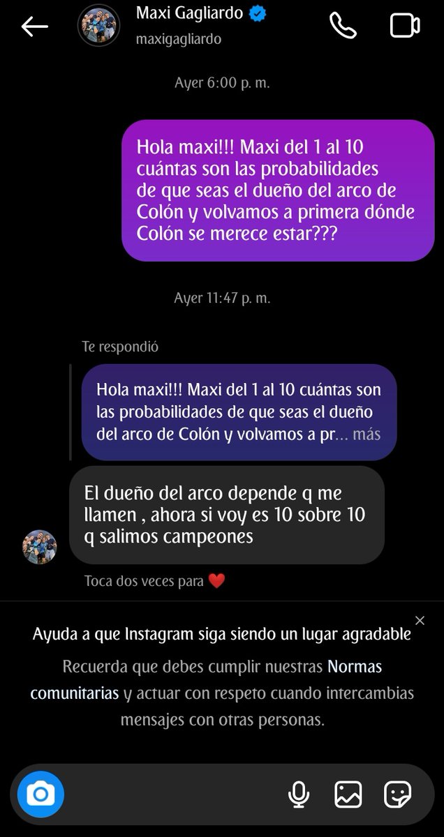 LaMezaneta21's tweet photo. Che ese "si voy es 10 sobre 10 q salimos campeónes" me dejó pensando muchas cosas y re manija. Lo unico que quiero ahora es que venga YA @ColonOficial https://t.co/Y5lCNjY2f6