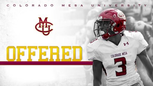 kennyoz44's tweet photo. After a great conversation with @Tmatthews16 I am grateful to receive an offer from Colorado Mesa University! 
@SAReaganFball @Rattlersports https://t.co/4RvXlj7TaC