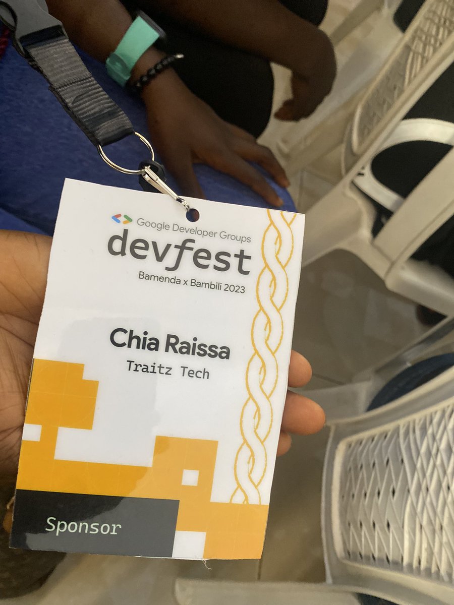 raissa_chia's tweet photo. Had an amazing time at the Devfest…I learned a lot and connected with great people 🤌🏽…I am already looking forward to the 2024 Devfest😅…Thank you @GDGBamenda and @gdgbambili for organizing such an amazing event🙏

#Devfest2023
#DevfestBamendaxBambili 
 #Devfest https://t.co/wAVqYgVoN1