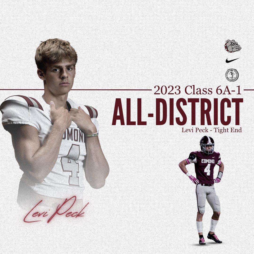 All-District Honors Karson Evans - Linebacker Vincent Mitchell - Defensive Back Drelen Nero - Linebacker Levi Peck - WR/TE