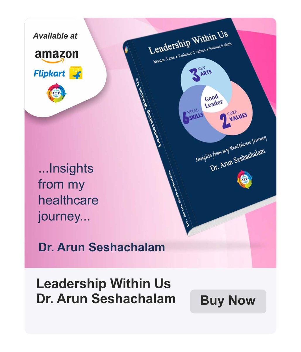 heca.in/10-Attributes-…
Leadership Within Us
Insights from my Healthcare Journey
Dr Arun Seshachalam
(Press above Link for an Overview of the book)
