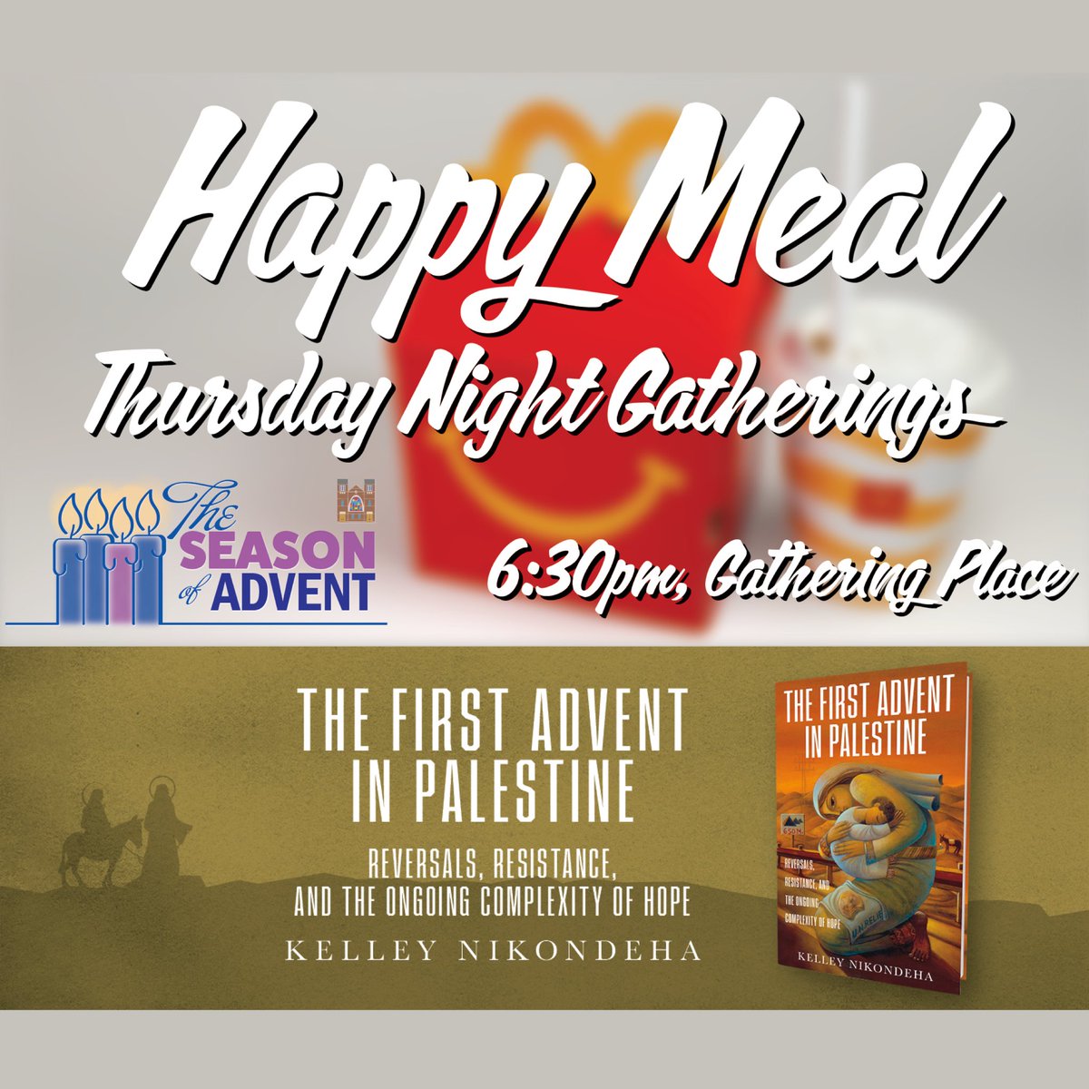 FPCEdgewood's tweet photo. It’s a busy week at FPCE with several holiday themed events: Wed have Soup with St. Nick; Thur come for our Advent “Happy Meal” gathering, and this weekend hear wonderful harmonies from @VocalConfluence Confluence at their holiday shows on Saturday and Sunday. ‘‘Tis the season! https://t.co/PEDBaN8PTy