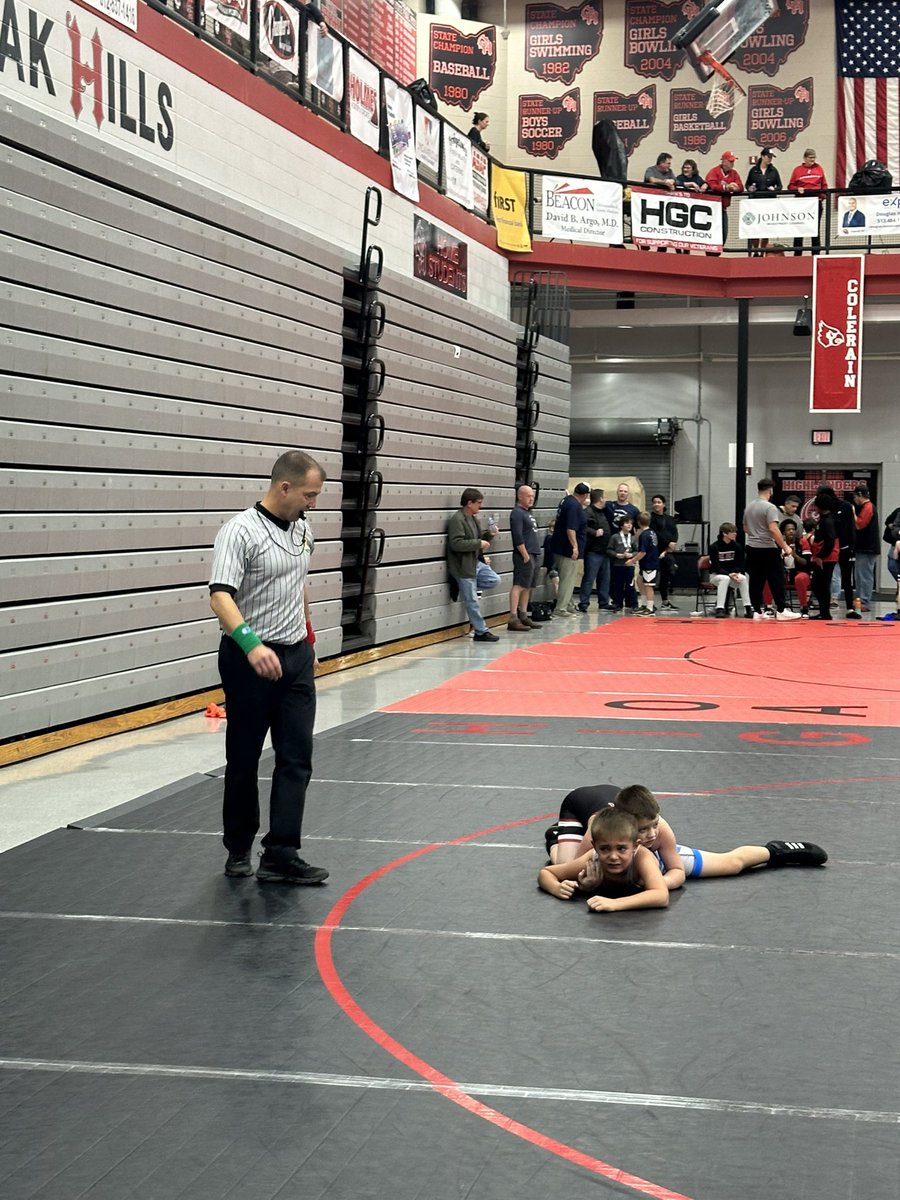 GCWOA's tweet image. Some action shots of GCWOA officials from this weekend. Good luck to all wrestlers, officials and coaches as we kick off opening week of the 2023-24 season!