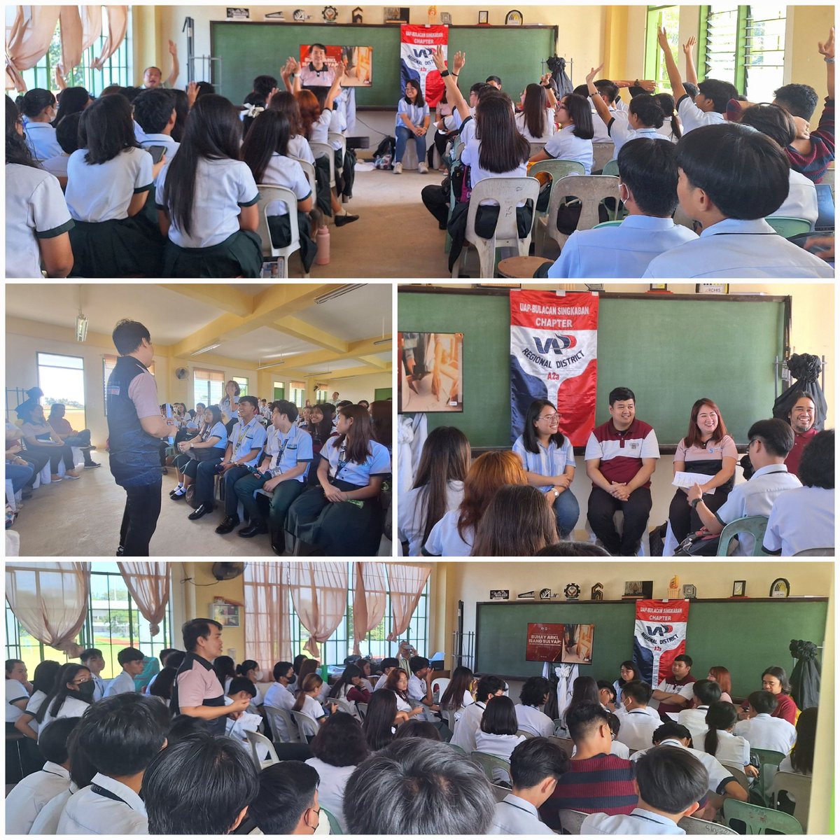 uapsingkaban's tweet photo. ATM with the senior high school students of  Marcelo H. Del Pilar National High School.

📅 Dec 4: Buhay ARKI - Architecture Career Orientation
#NAW2023
#masayamagingarkitektonaw 
#TuloyAngPagyabong https://t.co/ar28eaKFgz