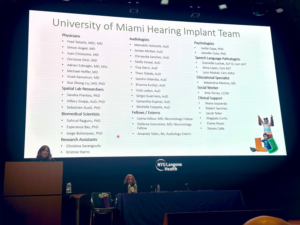 @AudMolly presented at the NYU CI conference on how English speaking audiologists can appropriately manage patients with low English proficiency. CI access should be equitable for all patients regardless of language! @UMiamiHealth @UMiamiAudiology