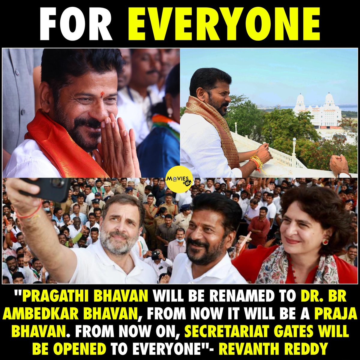 I Congratulate you  <a href="/revanth_anumula/">Revanth Reddy</a> ji as people of #Kodangal elected you as #MLA 
And congratulations to your entire team of #Congress for victory.💐💐
many #Students voted Congress Never neglect Students.
Mohabbat Dukaan for students