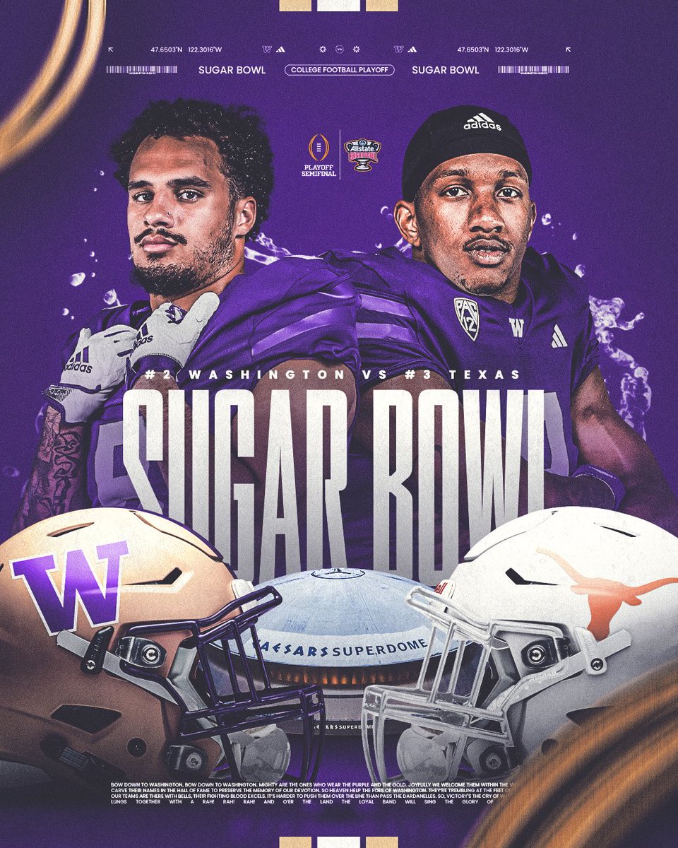 Match up is set.. See y’all in NOLA 🏟️☔️