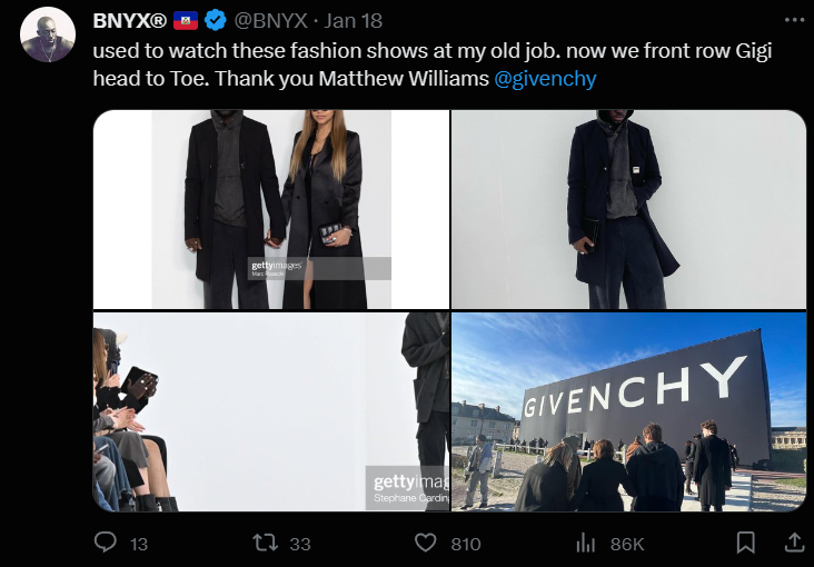 GiddyOnGaming's tweet photo. @kirawontmiss That post was from BNYX on Jan 17,  2023.

He attended the GIVENCHY menswear winter show Jan 18, 2023.

The GIVENCHY A/W 23 MENSWEAR was in Paris.

A Chinese restaurant in Paris uses those same dishes and uses flatware instead of chopsticks.

The restaurant is Chez Diep. https://t.co/HeKOW3oOd9