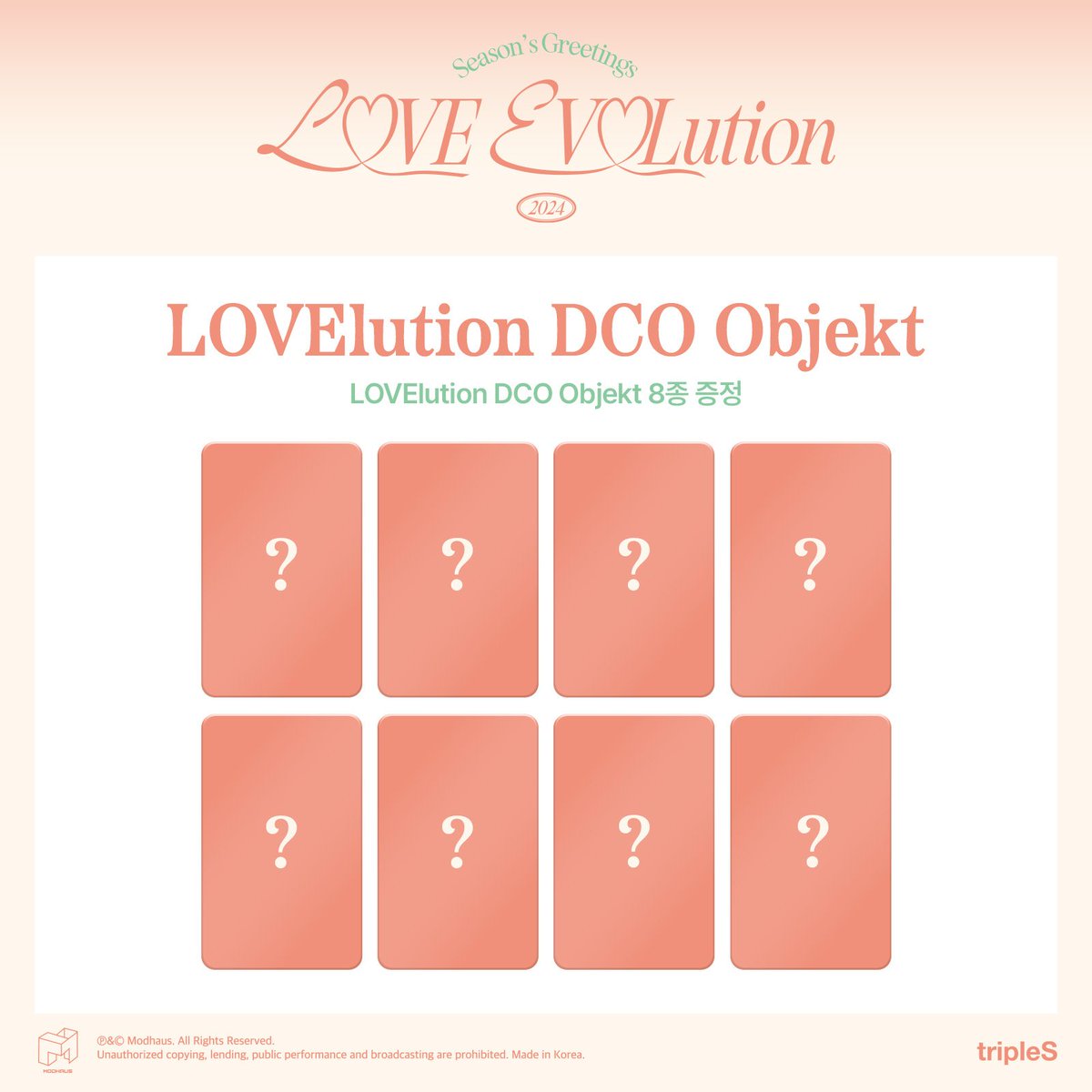 Makestarcorp's tweet image. #트리플에스 (#tripleS)

💿 2024 SEASON’S GREETINGS [#LOVEEVOLution] PRE-ORDER OPEN 💿

❣지금 바로 메이크스타에서 만나보세요❣
❣CHECK IT OUT RIGHT NOW ON MAKESTAR❣

🔗 [특전 2종] PURCHASE LINK 👉 bit.ly/3Rp35uu