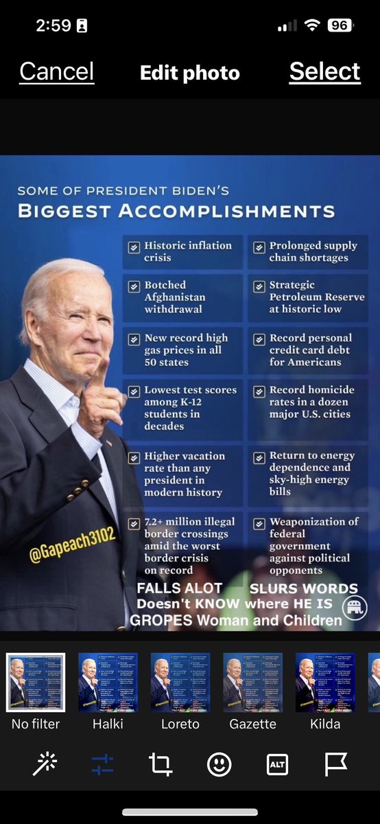 StillOliver's tweet photo. @VLF79 @Chuckjson @samosvijet Yeah I call bull💩 on that. Pedo Joe went before congress at least 7 times to cut Social Security and vets benefits. He’s voted every time against every vet bill to increase their pay &amp; benefits. 

Go learn something https://t.co/EkujQB2Bnv
