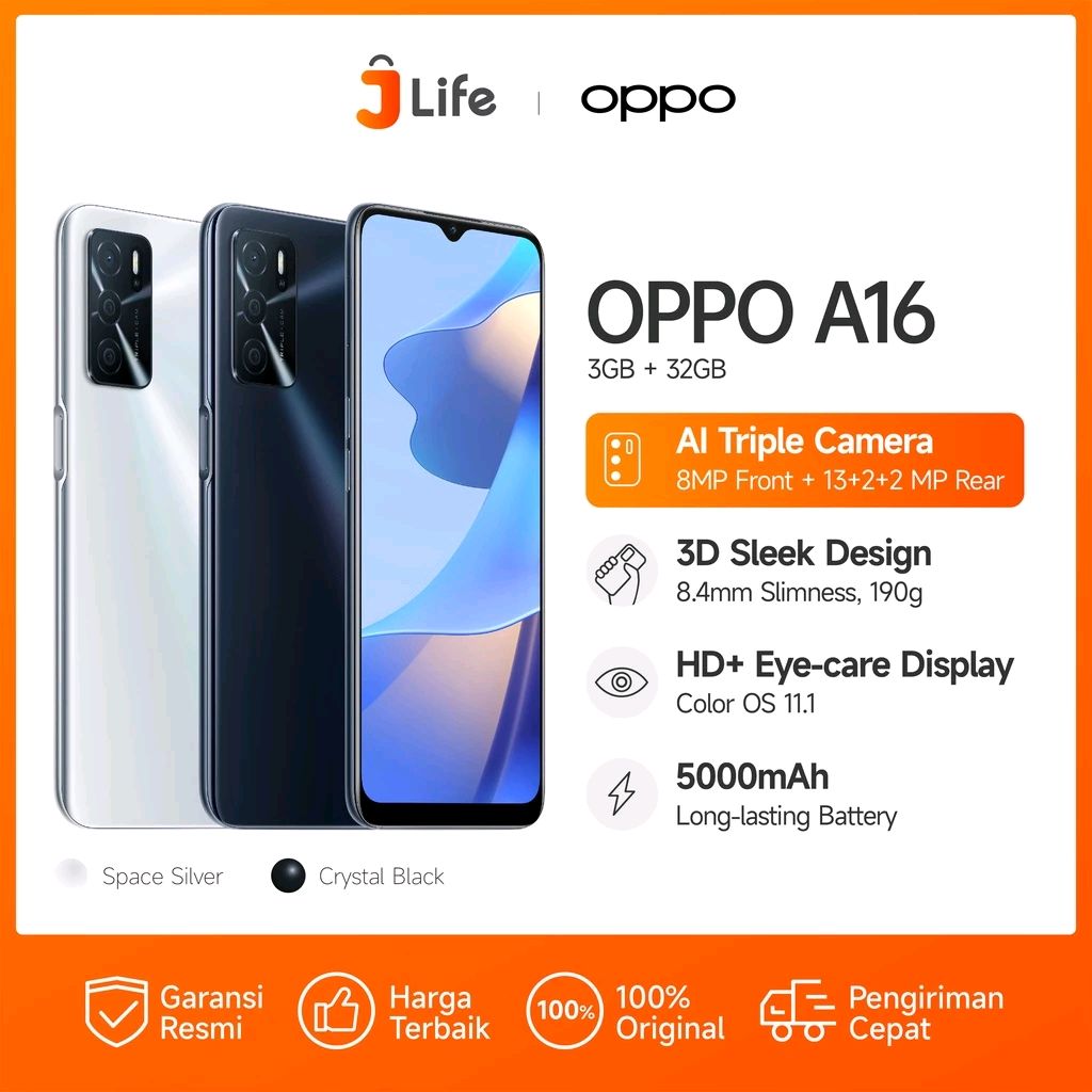 Cek Jlife - Oppo A16 3gb/32gb dengan harga Rp1.499.000. Dapatkan di Shopee sekarang! shope.ee/3AhHq5CNxm?sha…