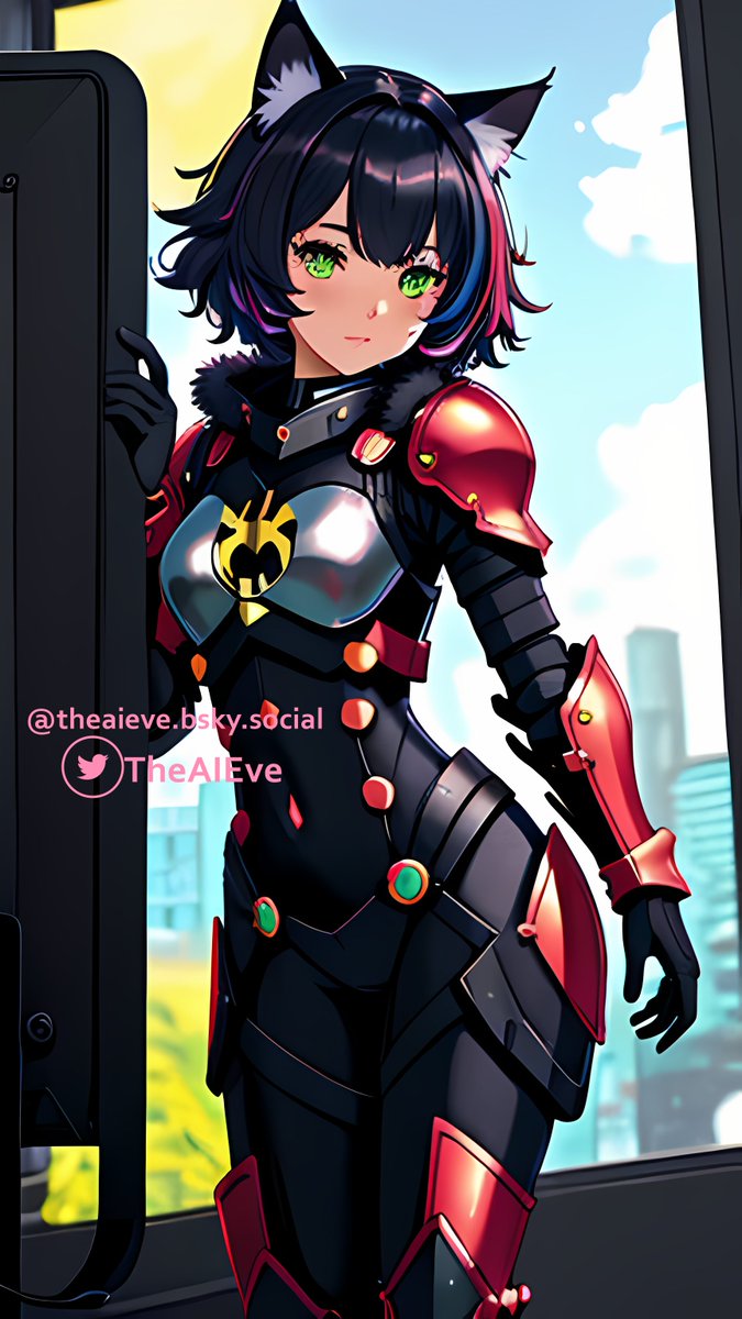 TheAIEve's tweet photo. Last day for Catgirl's in armour! 

I hope you all enjoyed this weeks theme. 

#AI #AIgirl #AnimeArt #Animegirl #mangaart #Mangagirl #AIArtwork #aiartist #AIイラスト #AIイラストメーカー #AIart #AIArtworks #AIイラスト少女 #aigirls #catgirl https://t.co/42xvQBbwPL