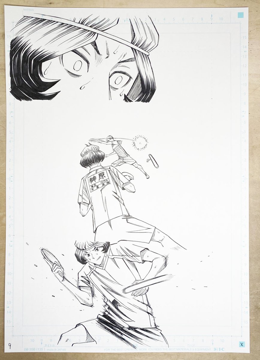 前回のネームと線画と完成原稿。
弱音を吐くキャラとして登場したますみ。ここまで成長したところを描けてなかなか感慨深いです。
#スリースタ #卓球 #サイコミ
https://t.co/xoemH9sjtZ 