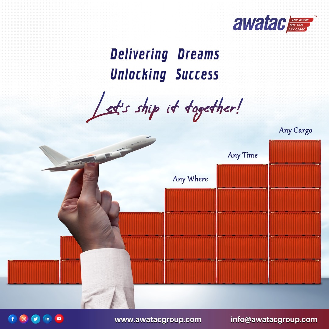 AWATACGroup's tweet image. Motivation Monday! &quot;Shipping dreams to reality, one package at a time. 💪✨ Let us be your logistics partner on the journey to success. #MotivationMonday #LogisticsGoals