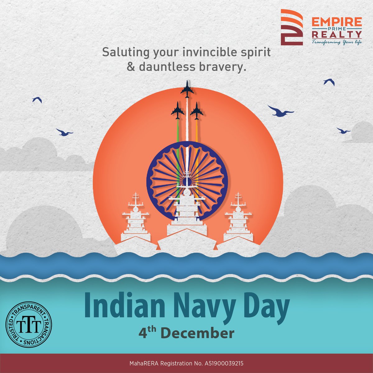 OfficialEpr's tweet photo. On Navy Day, we salute the bravery, dedication, and indomitable spirit of our naval forces. Thank you for safeguarding our seas and securing our nation.
#Navyday #empireprimerealty https://t.co/hal0b7MfFn