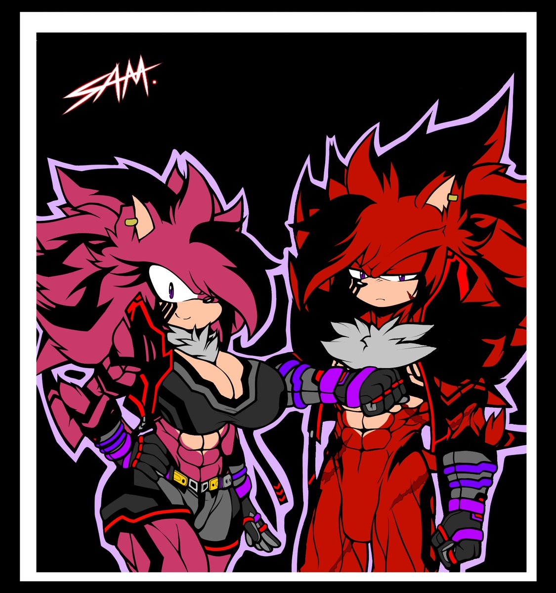 Samueld59803549's tweet photo. New Dibujo 

Sam y su version femenina Sammy 

Espero que les guste nwn✨

Sam Art✍ https://t.co/wfJkbHBueX
