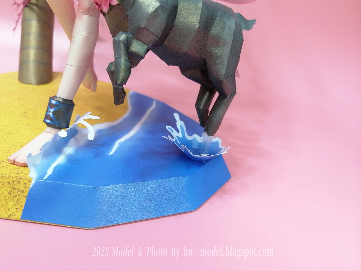 HaitokuPaper's tweet photo. #Arknights
#Eyjafjalla
#エイヤフィヤトラ
#ペーパークラフト 
#papercraft https://t.co/AmaNKh3YFM